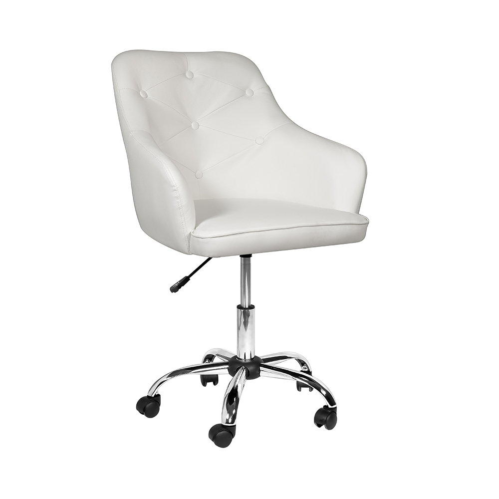 Omni Office Chair: Cream Leatherette